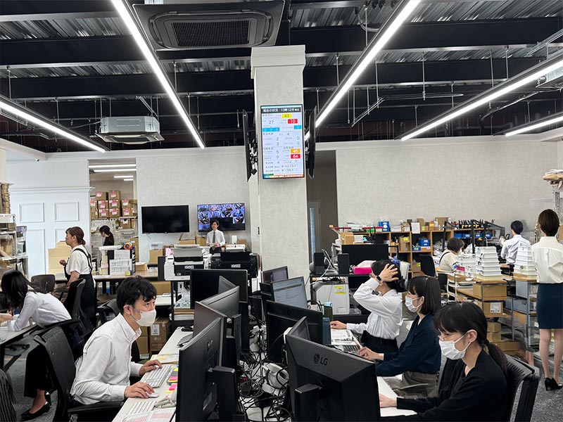 JP芙蓉株式会社事務デスク